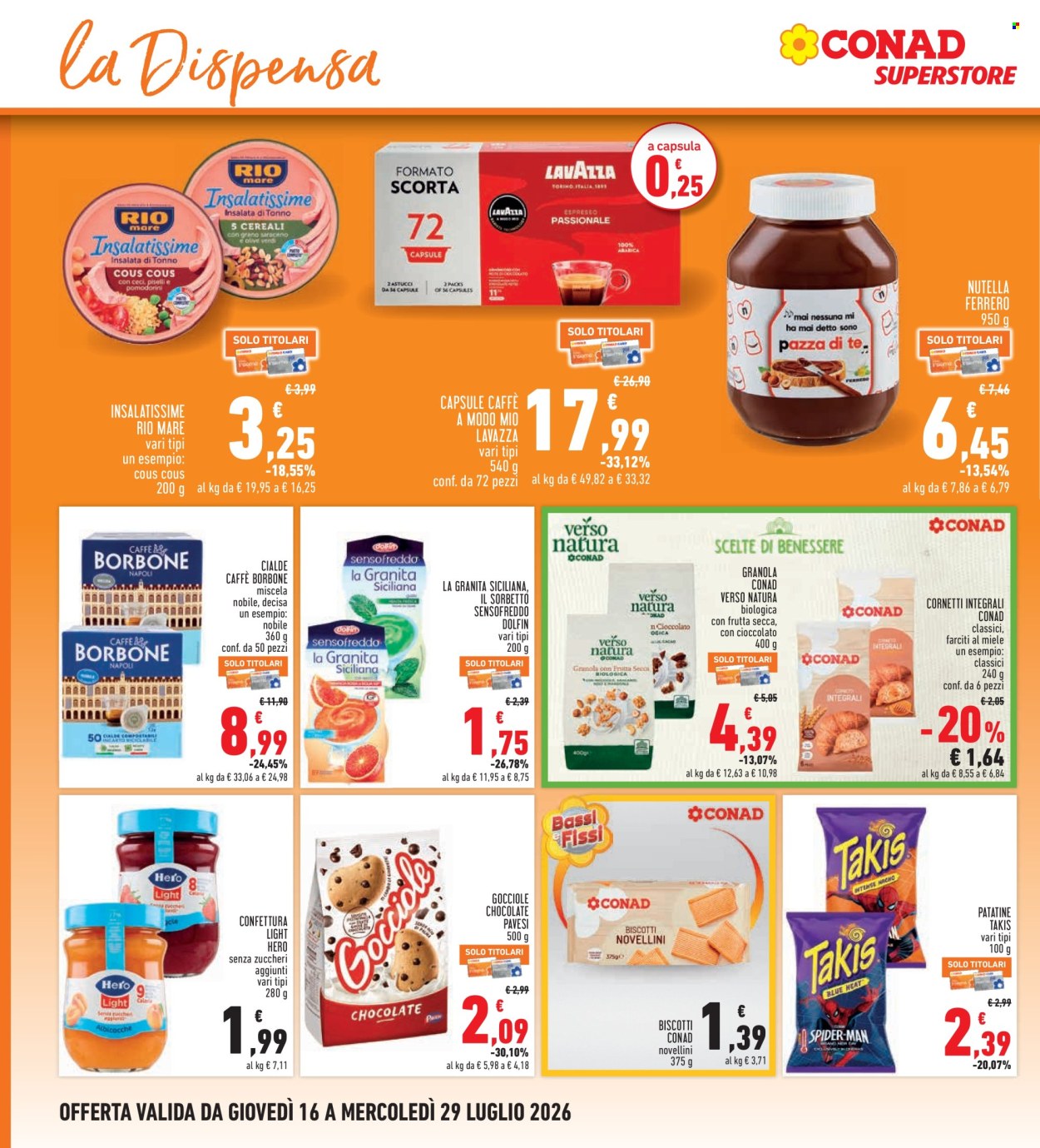 Volantino Conad Superstore - 16/7/2026 - 29/7/2026. Pagina 22