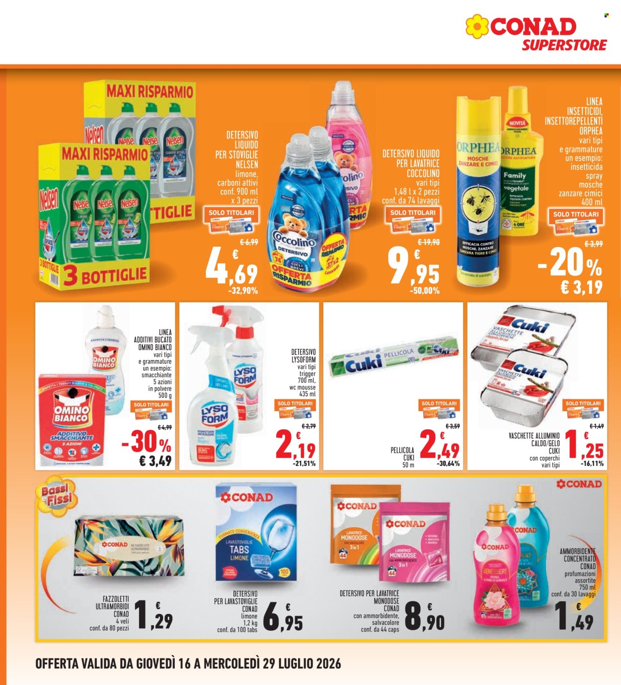 Volantino Conad Superstore - 16/7/2026 - 29/7/2026. Pagina 26