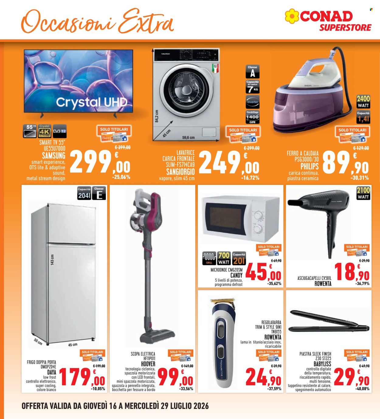 Volantino Conad Superstore - 16/7/2026 - 29/7/2026. Pagina 28