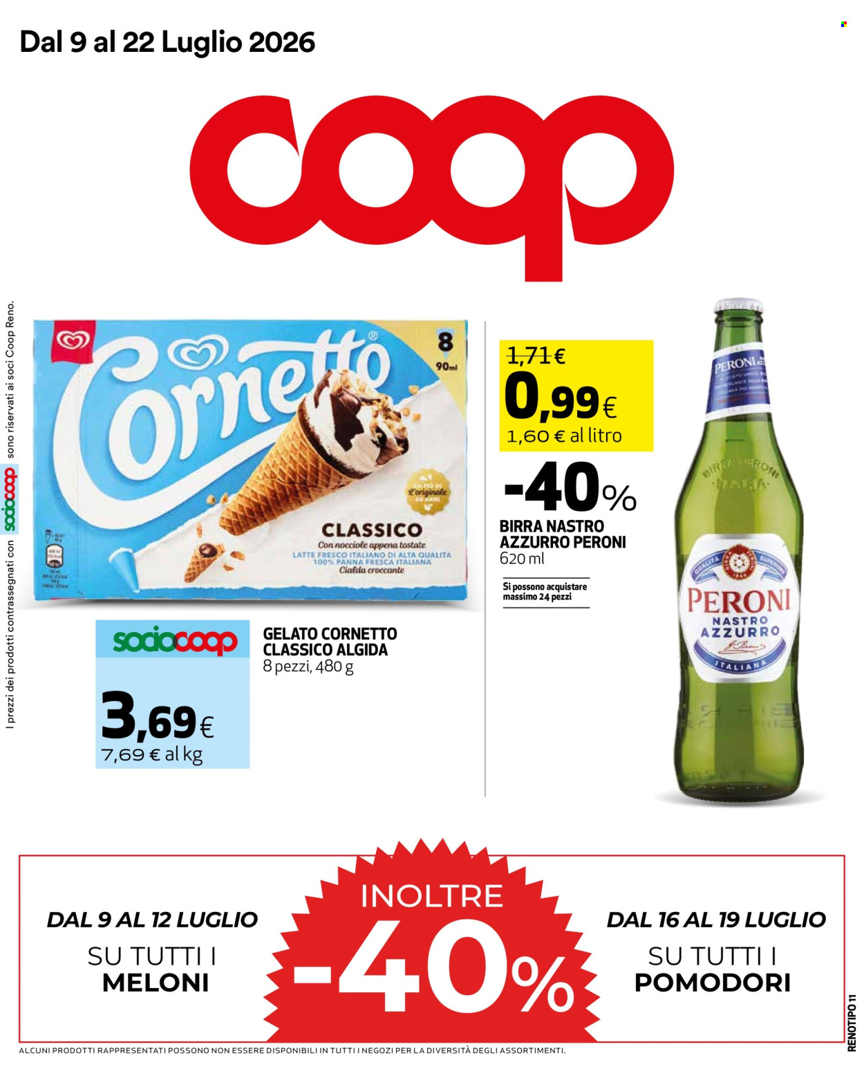 Volantino Coop - 9/7/2026 - 22/7/2026. Pagina 1