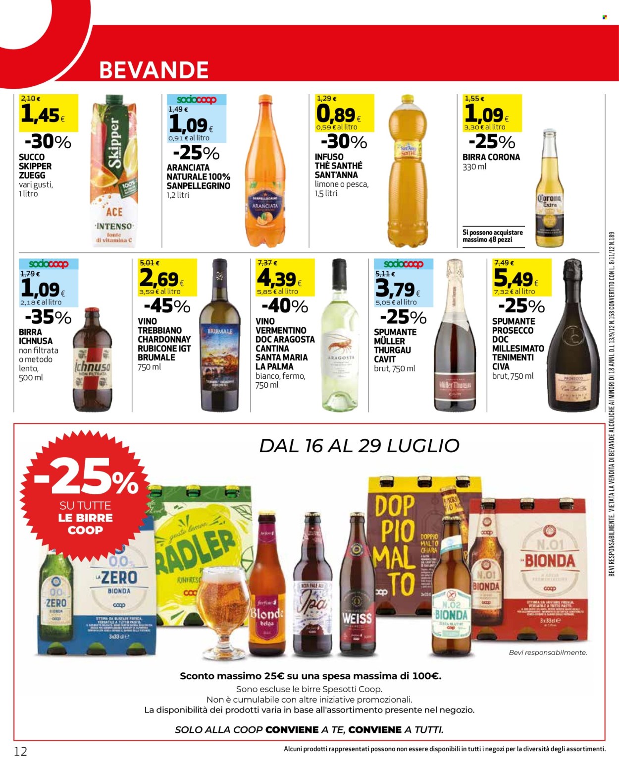 Volantino Coop - 9/7/2026 - 22/7/2026. Pagina 12
