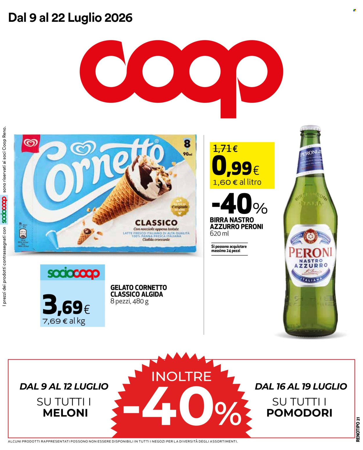 Volantino Coop - 9/7/2026 - 22/7/2026. Pagina 1