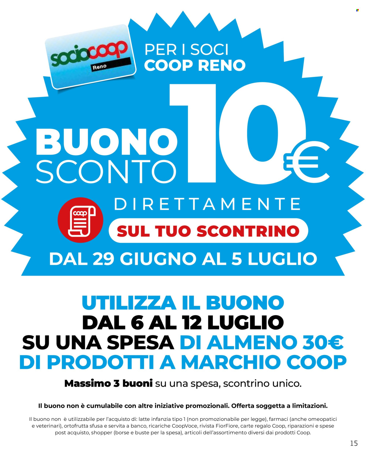 Volantino Coop - 9/7/2026 - 22/7/2026. Pagina 15