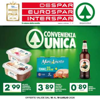 Volantino Eurospar - 10/7/2026 - 19/7/2026.