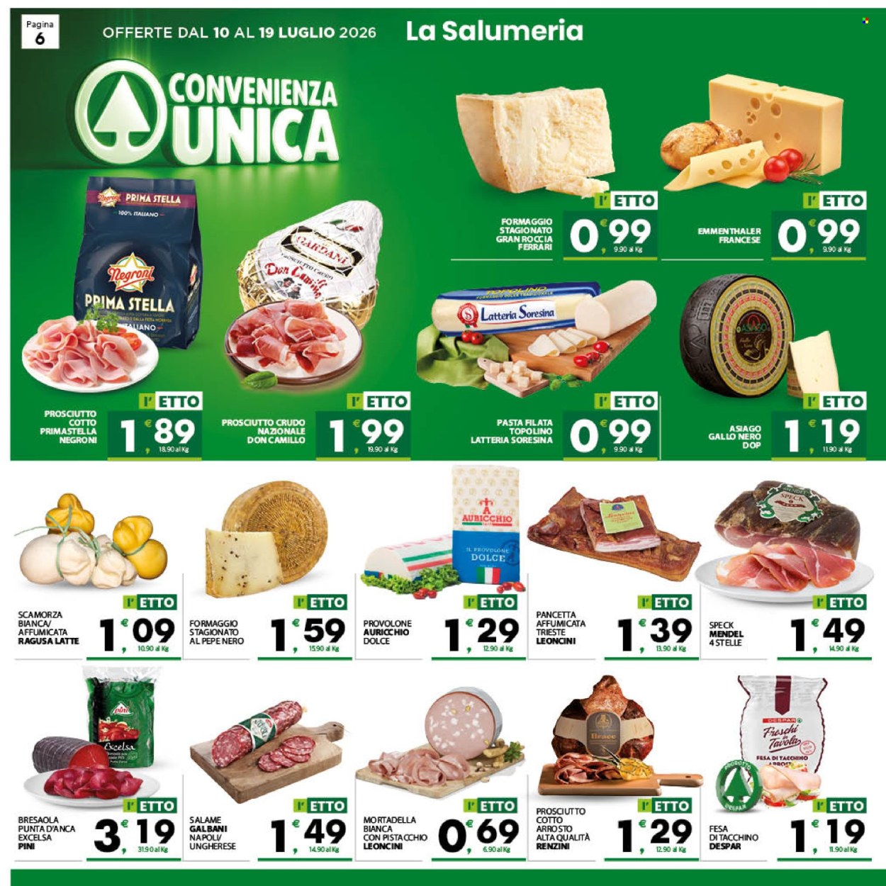 Volantino Eurospar - 10/7/2026 - 19/7/2026. Pagina 6