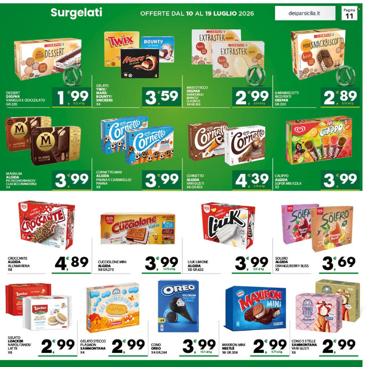 Volantino Eurospar - 10/7/2026 - 19/7/2026. Pagina 11