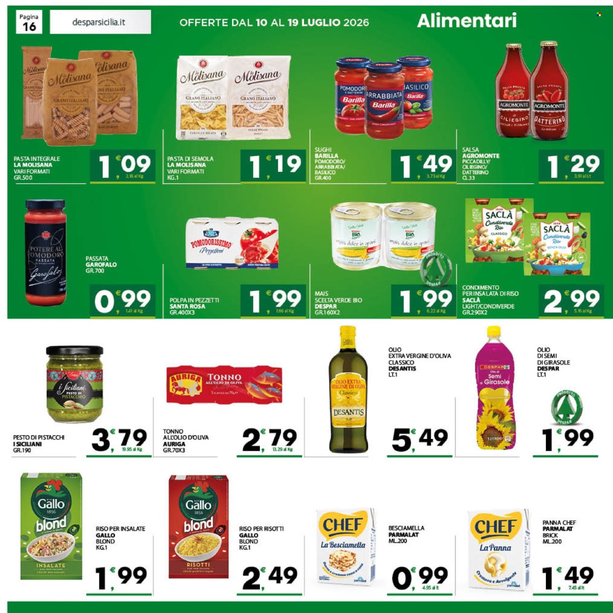 Volantino Eurospar - 10/7/2026 - 19/7/2026. Pagina 16