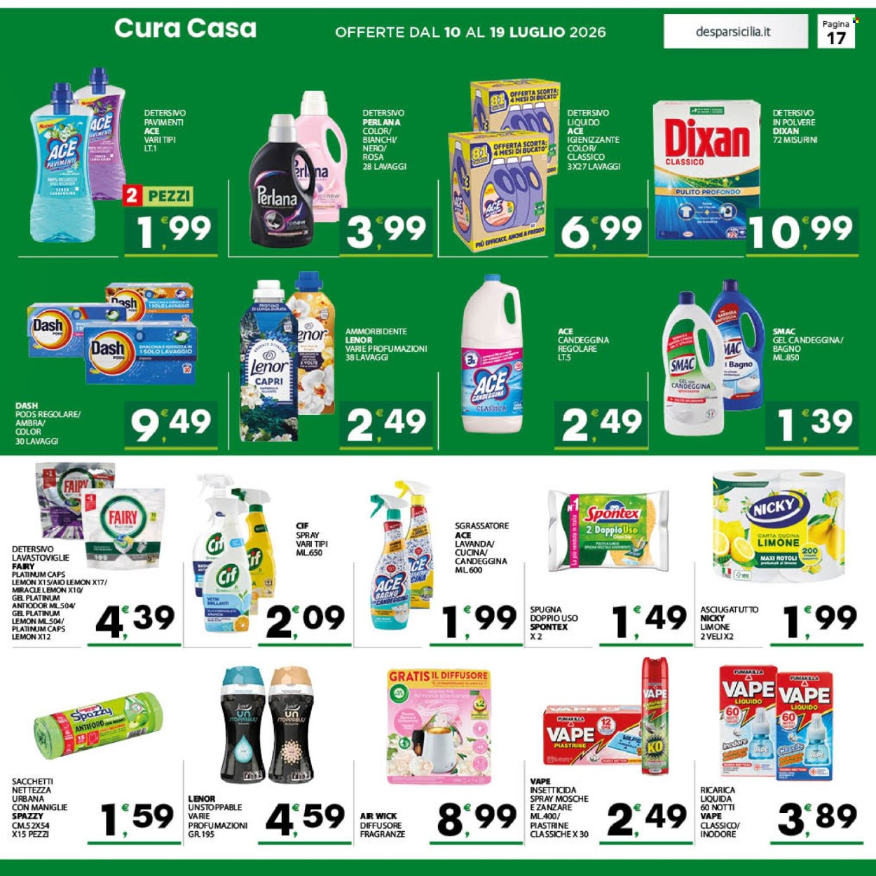 Volantino Eurospar - 10/7/2026 - 19/7/2026. Pagina 17