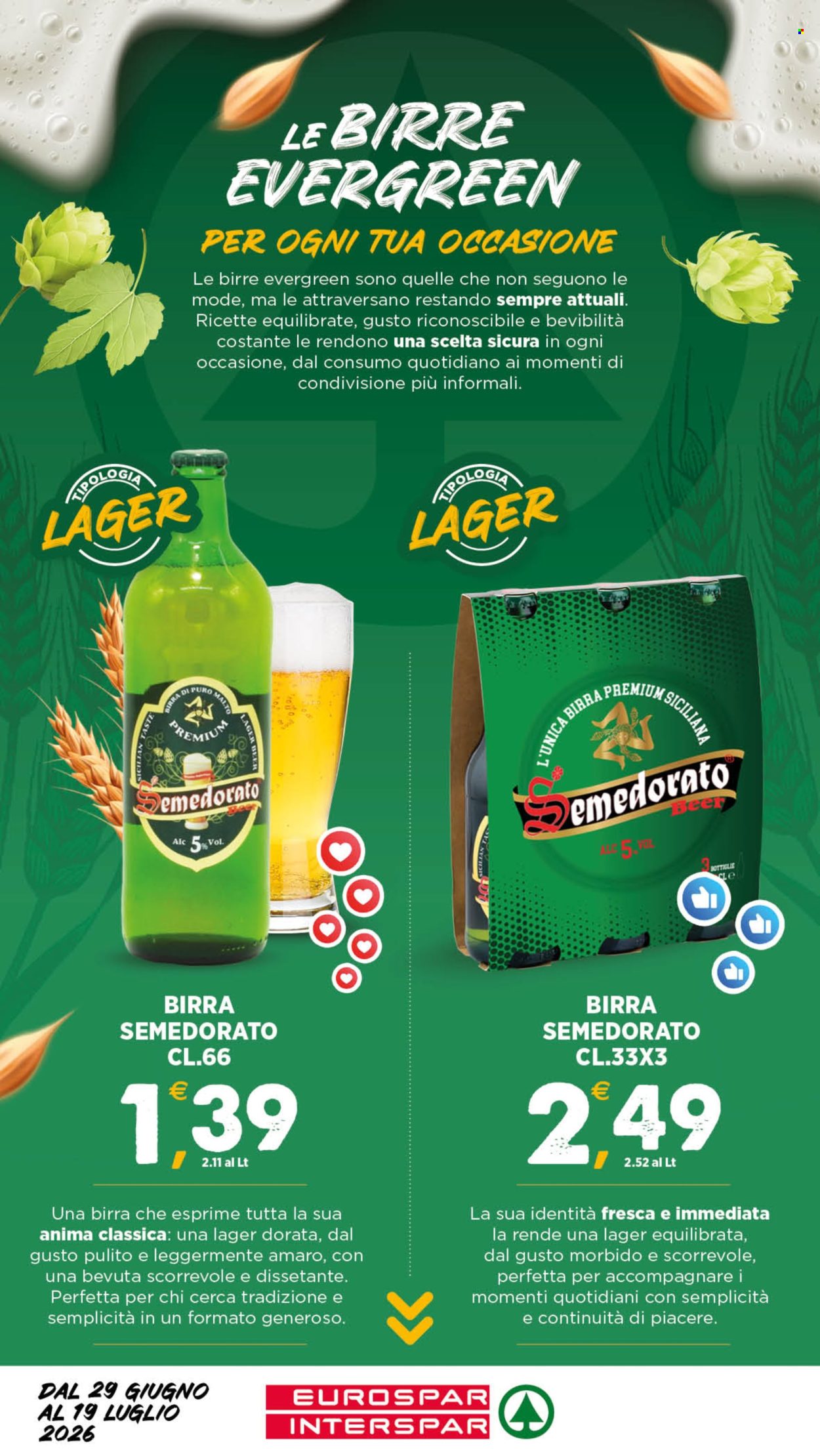 Volantino Eurospar - 29/6/2026 - 19/7/2026. Pagina 6
