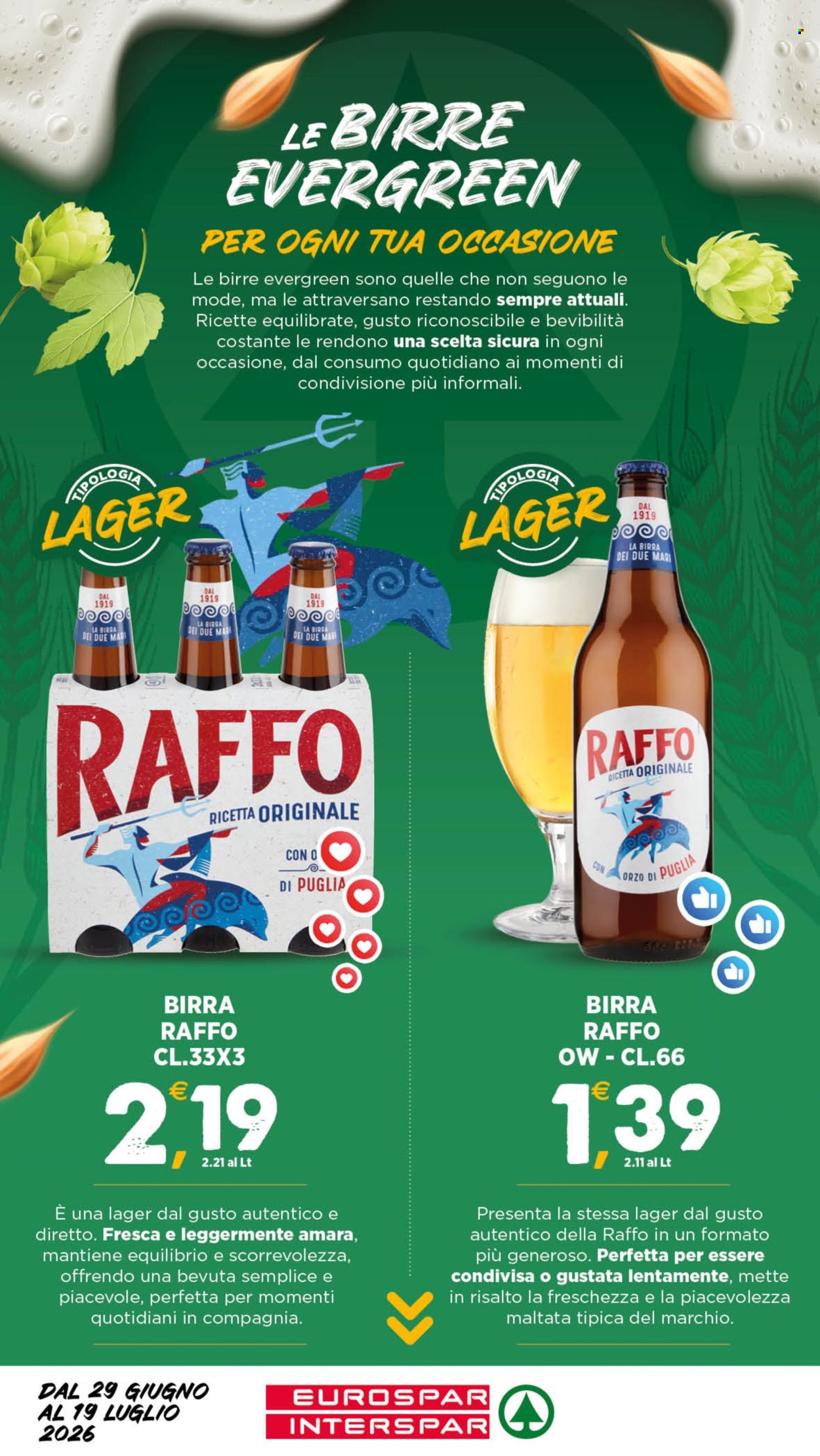 Volantino Eurospar - 29/6/2026 - 19/7/2026. Pagina 8