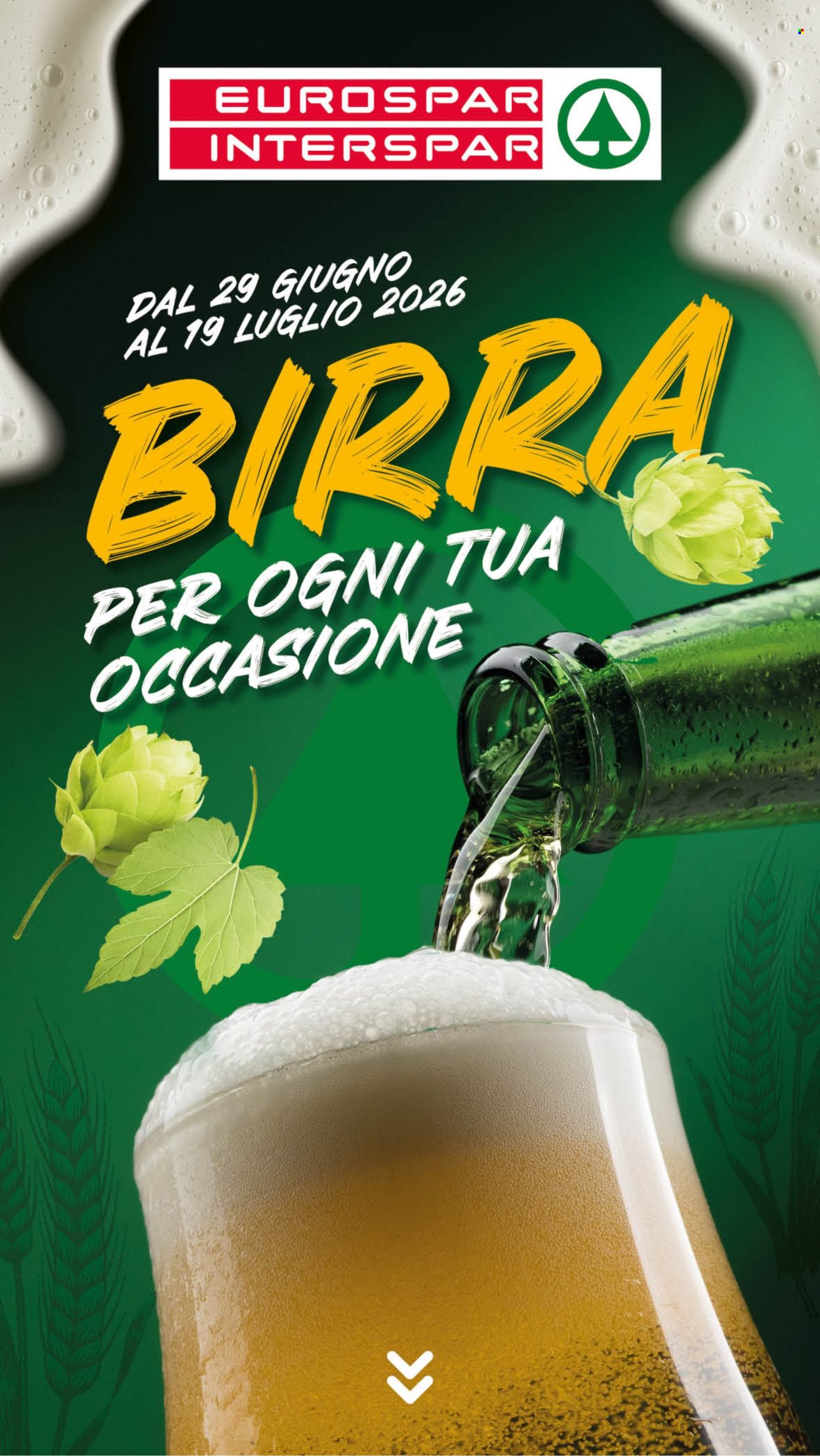 Volantino Interspar - 29/6/2026 - 19/7/2026. Pagina 1