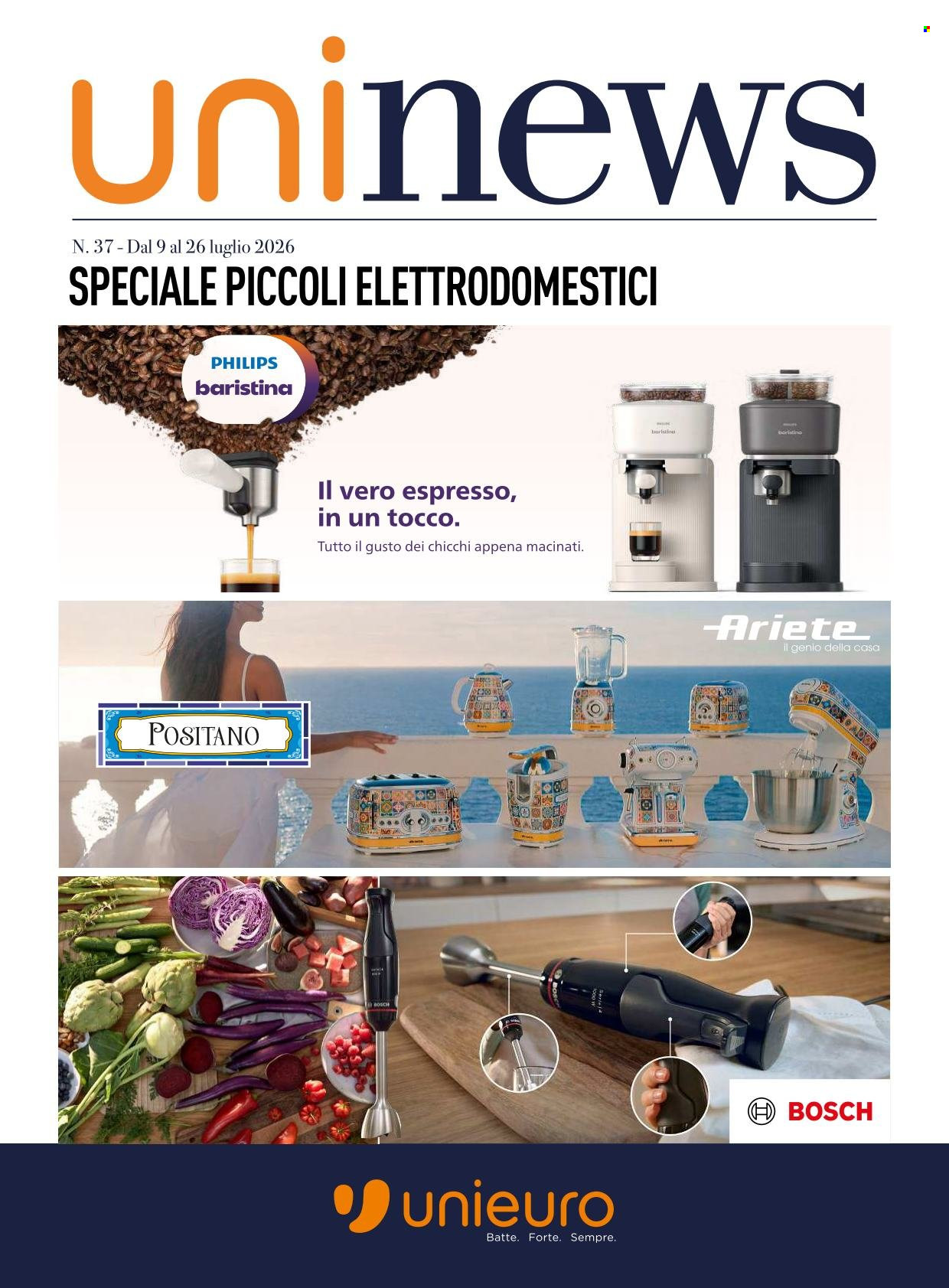 Volantino Unieuro - 9/7/2026 - 26/7/2026. Pagina 1