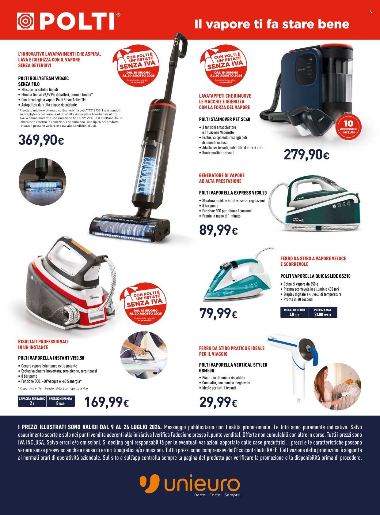 Volantino Unieuro - 9/7/2026 - 26/7/2026. Pagina 16