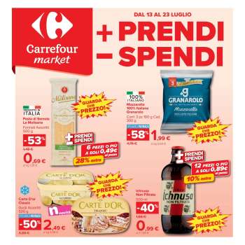 Volantino Carrefour - 13/7/2026 - 23/7/2026.