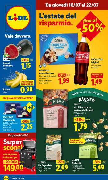 Volantino Lidl - 16/7/2026 - 22/7/2026.