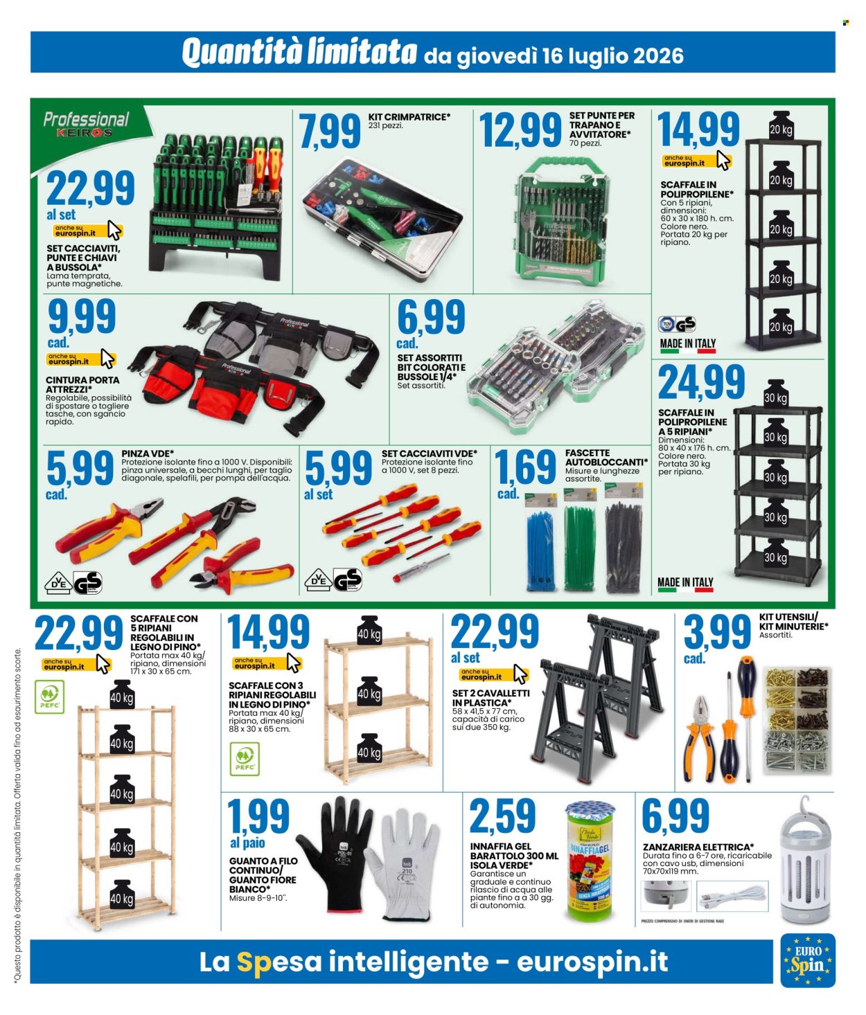 Volantino EuroSpin - 16/7/2026 - 26/7/2026. Pagina 13