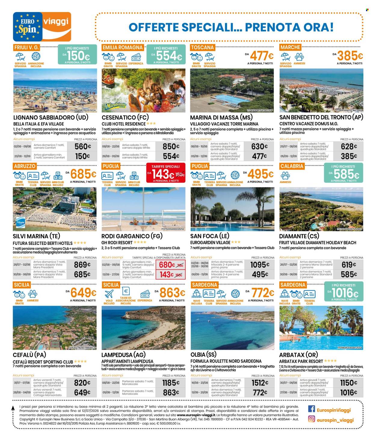 Volantino EuroSpin - 16/7/2026 - 26/7/2026. Pagina 16
