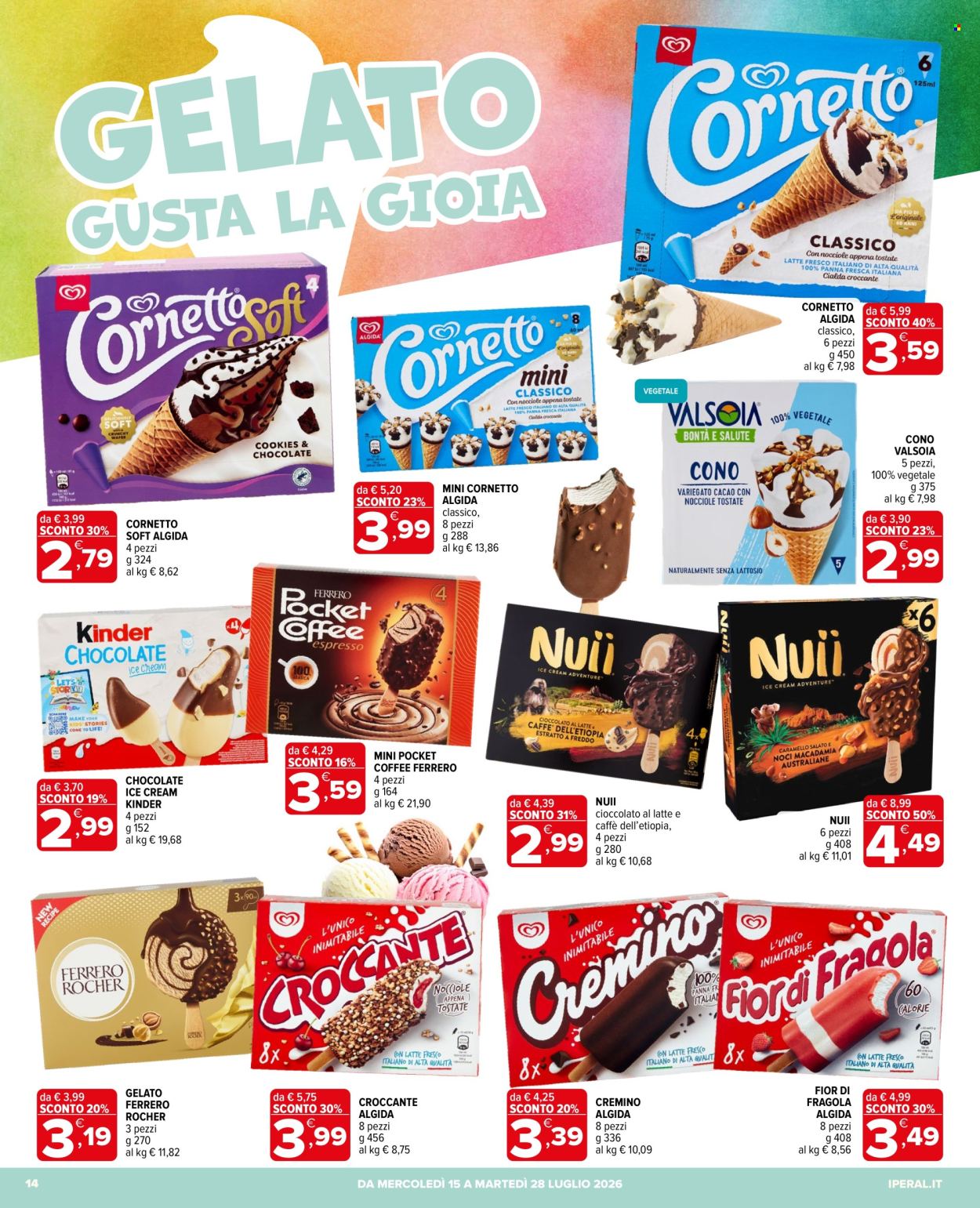 Volantino Iperal - 15/7/2026 - 28/7/2026. Pagina 14