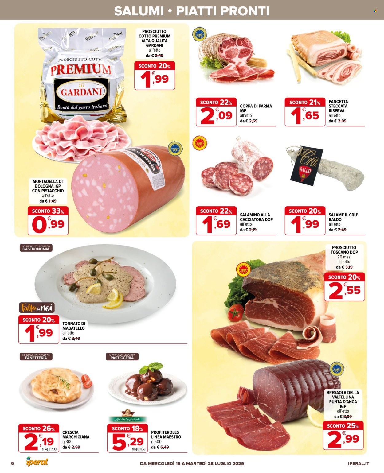 Volantino Iperal - 15/7/2026 - 28/7/2026. Pagina 6