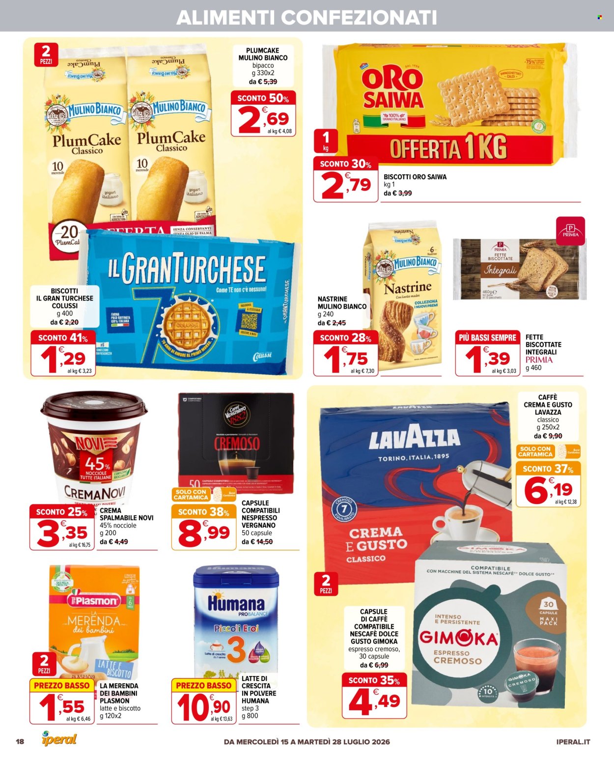 Volantino Iperal - 15/7/2026 - 28/7/2026. Pagina 18