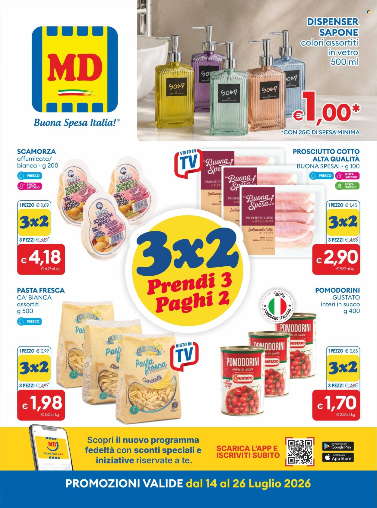 Volantino MD Discount - 14/7/2026 - 26/7/2026. Pagina 1