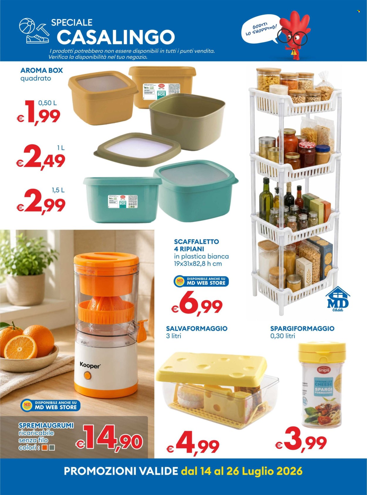 Volantino MD Discount - 14/7/2026 - 26/7/2026. Pagina 24
