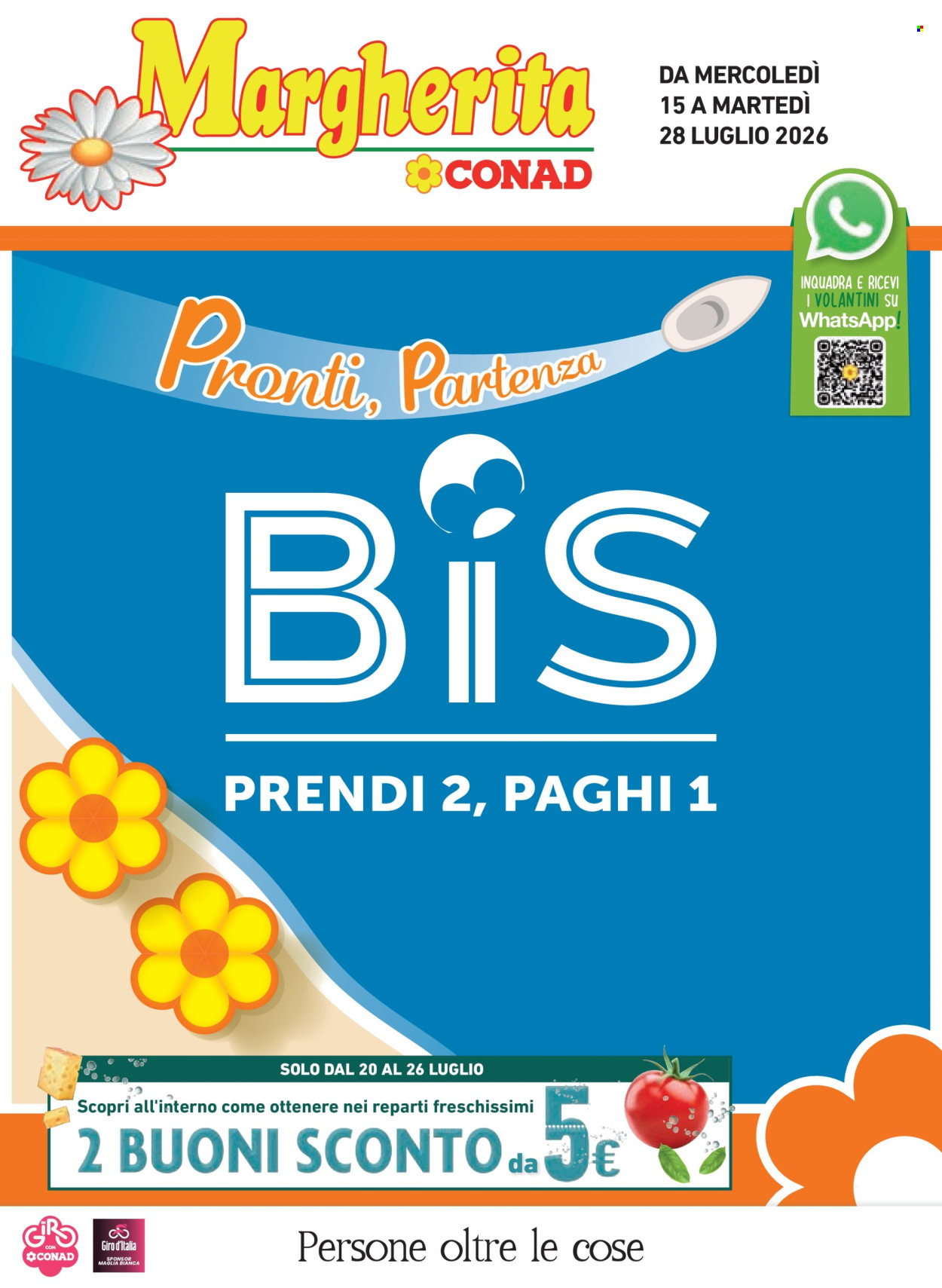 Volantino Margherita Conad - 15/7/2026 - 28/7/2026. Pagina 1