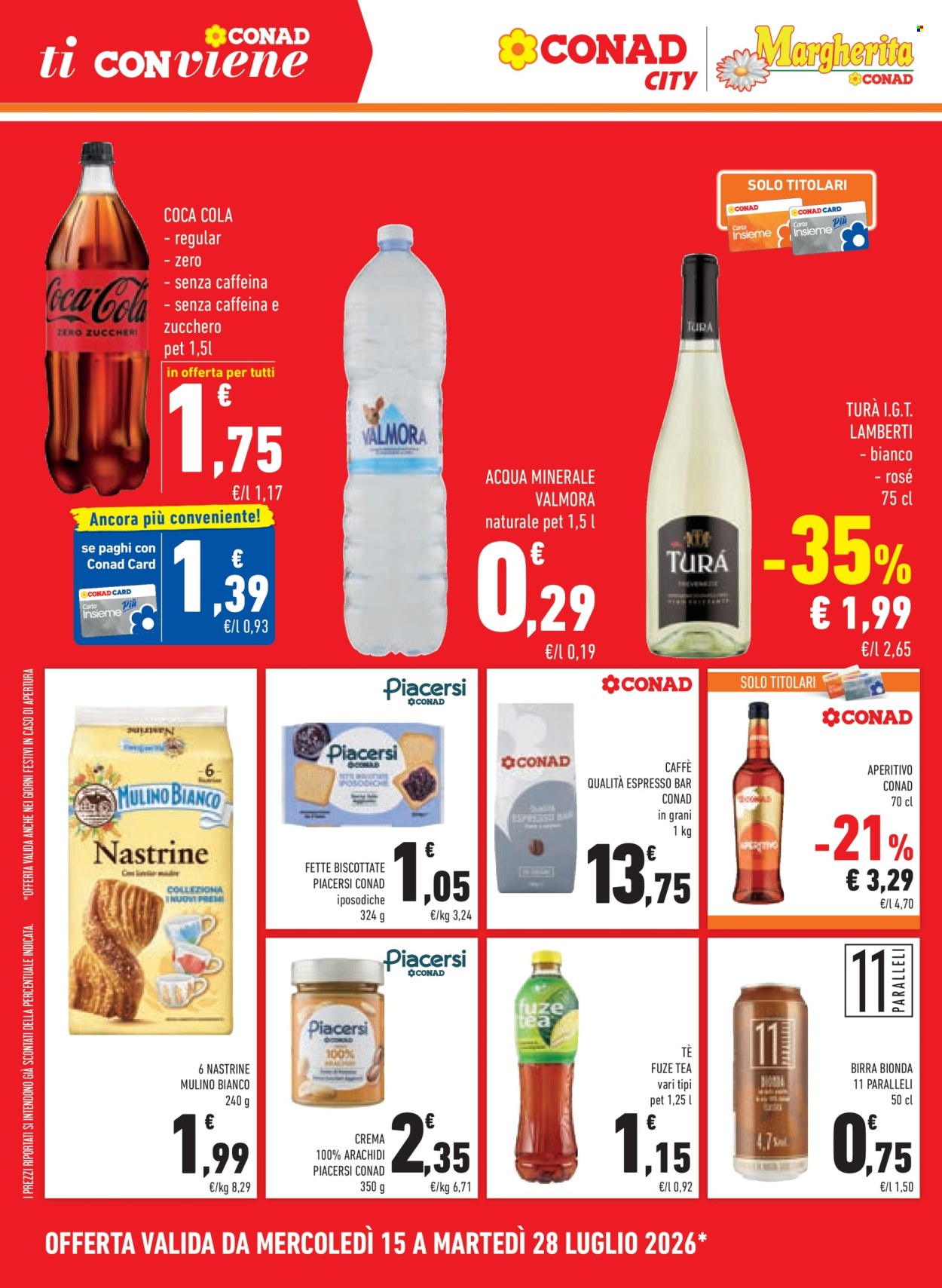 Volantino Margherita Conad - 15/7/2026 - 28/7/2026. Pagina 10