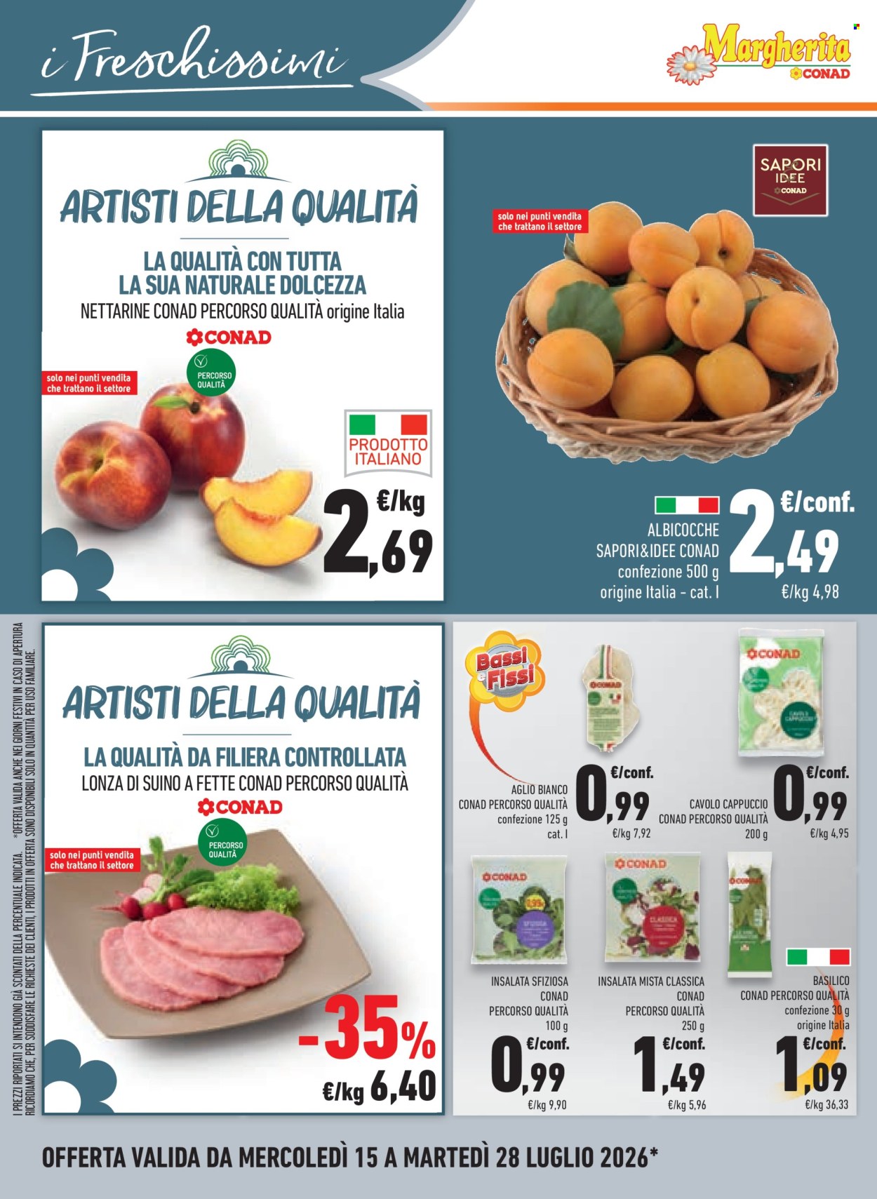 Volantino Margherita Conad - 15/7/2026 - 28/7/2026. Pagina 14