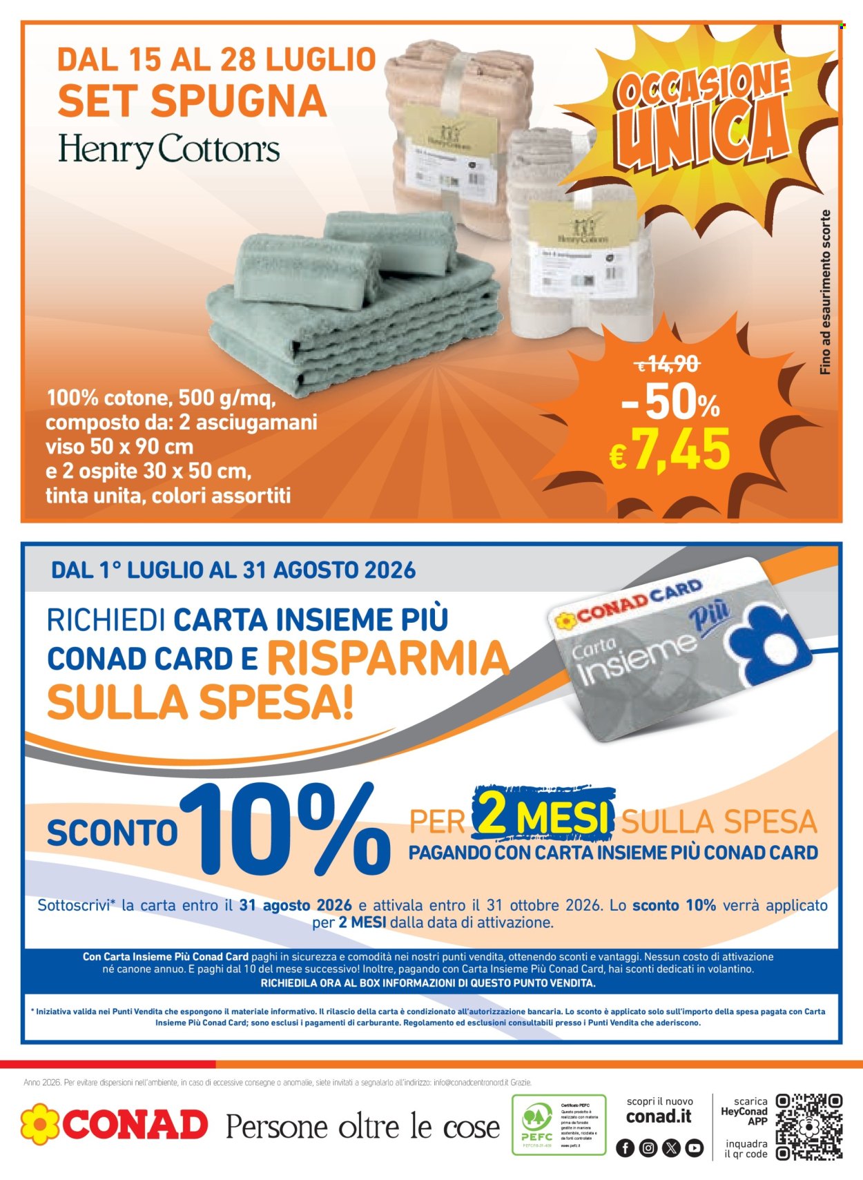 Volantino Margherita Conad - 15/7/2026 - 28/7/2026. Pagina 20