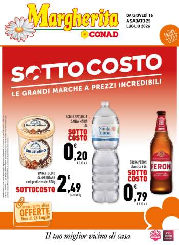 Volantino Margherita Conad - 16/7/2026 - 25/7/2026.