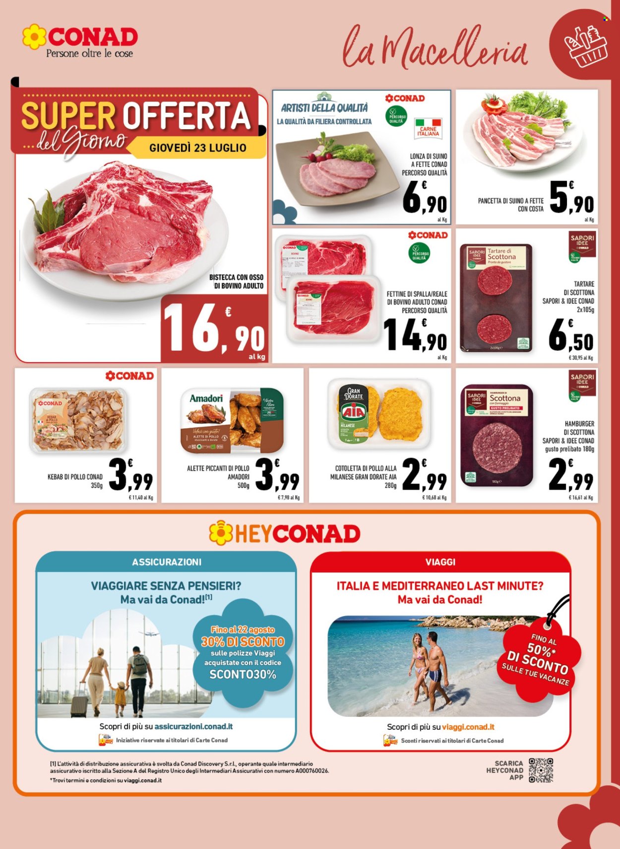 Volantino Margherita Conad - 16/7/2026 - 25/7/2026. Pagina 5