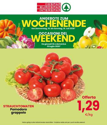 Volantino Eurospar - 16/7/2026 - 19/7/2026.