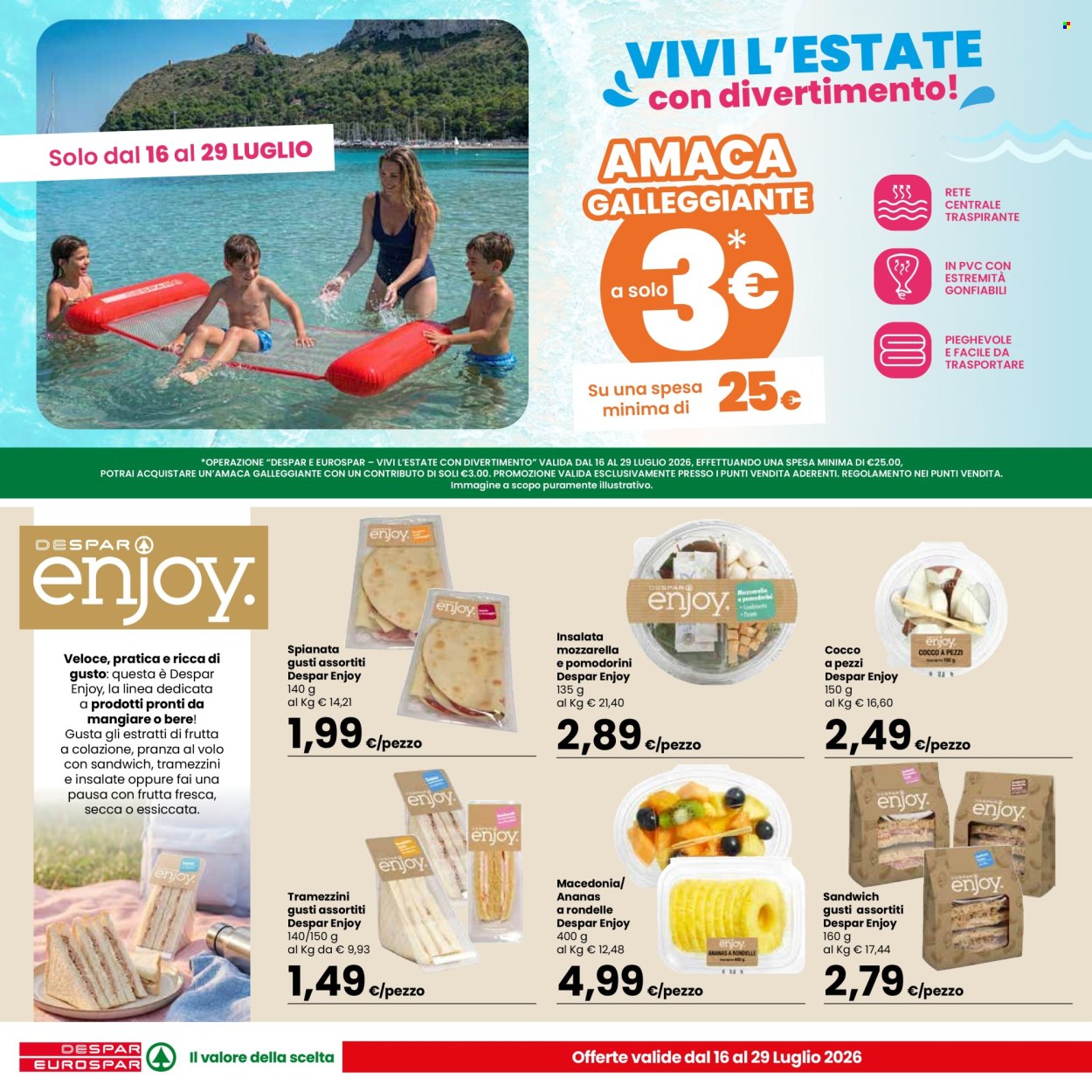 Volantino Eurospar - 16/7/2026 - 29/7/2026. Pagina 14