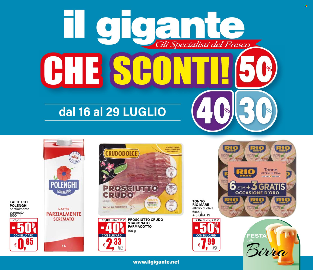 Volantino Il Gigante - 16/7/2026 - 29/7/2026. Pagina 1