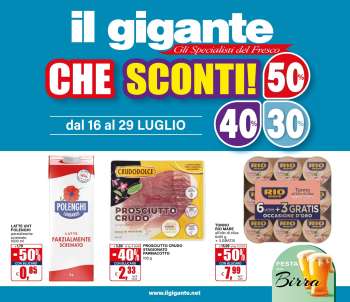 Volantino Il Gigante - 16/7/2026 - 29/7/2026.