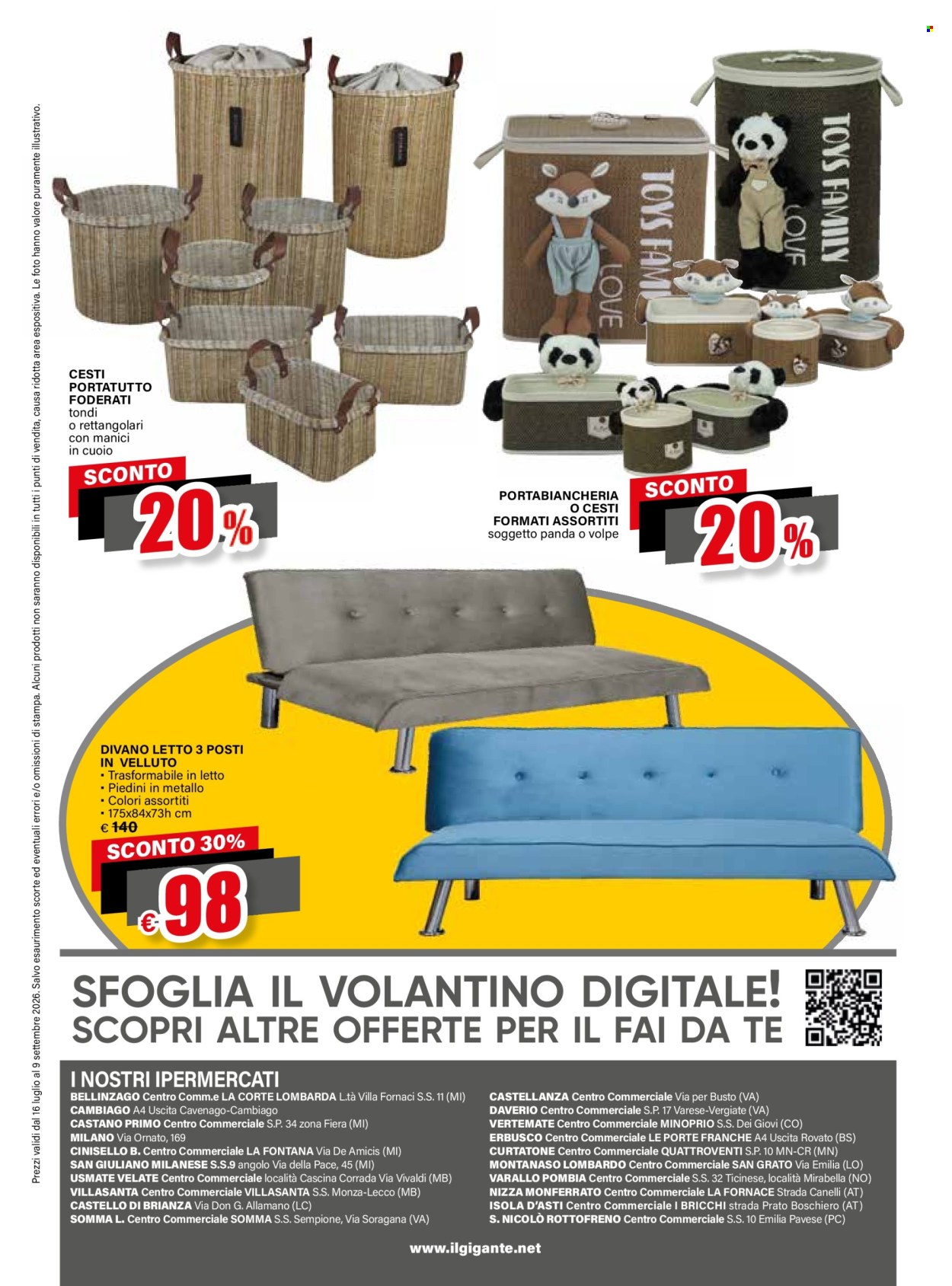 Volantino Il Gigante - 16/7/2026 - 9/9/2026. Pagina 28