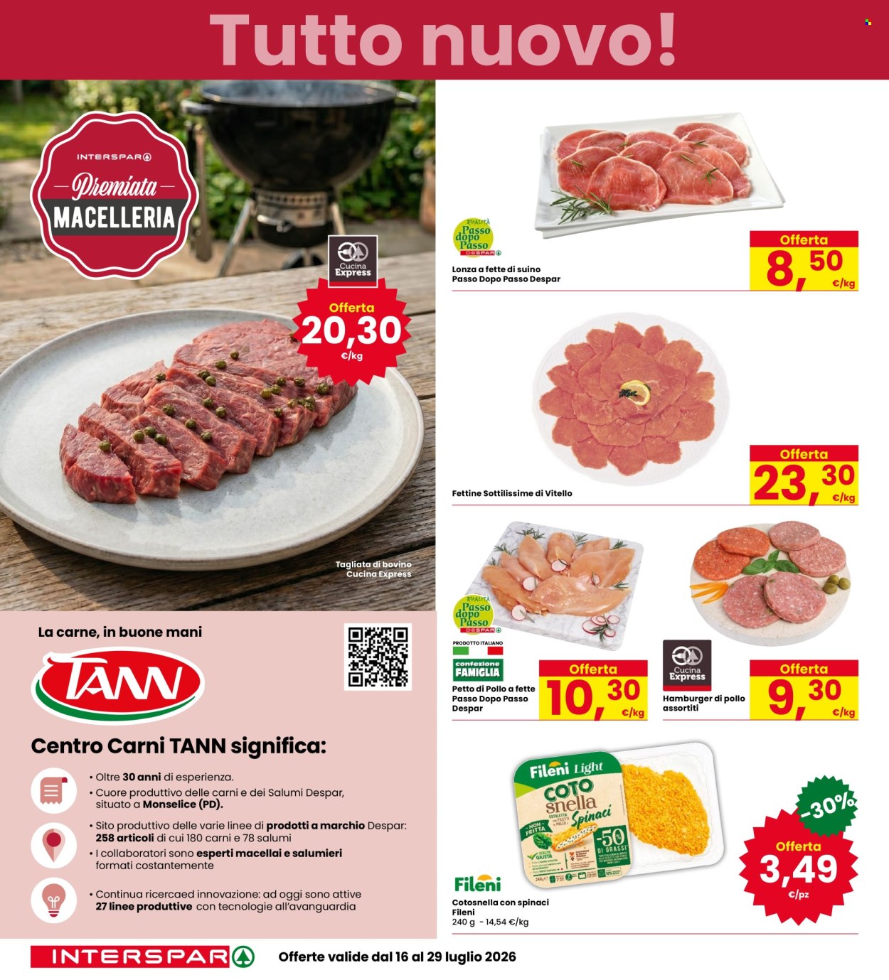 Volantino Interspar - 16/7/2026 - 29/7/2026. Pagina 4