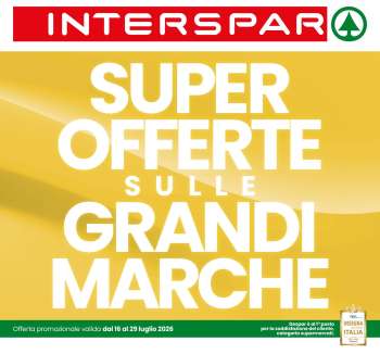 Volantino Interspar - 16/7/2026 - 29/7/2026.