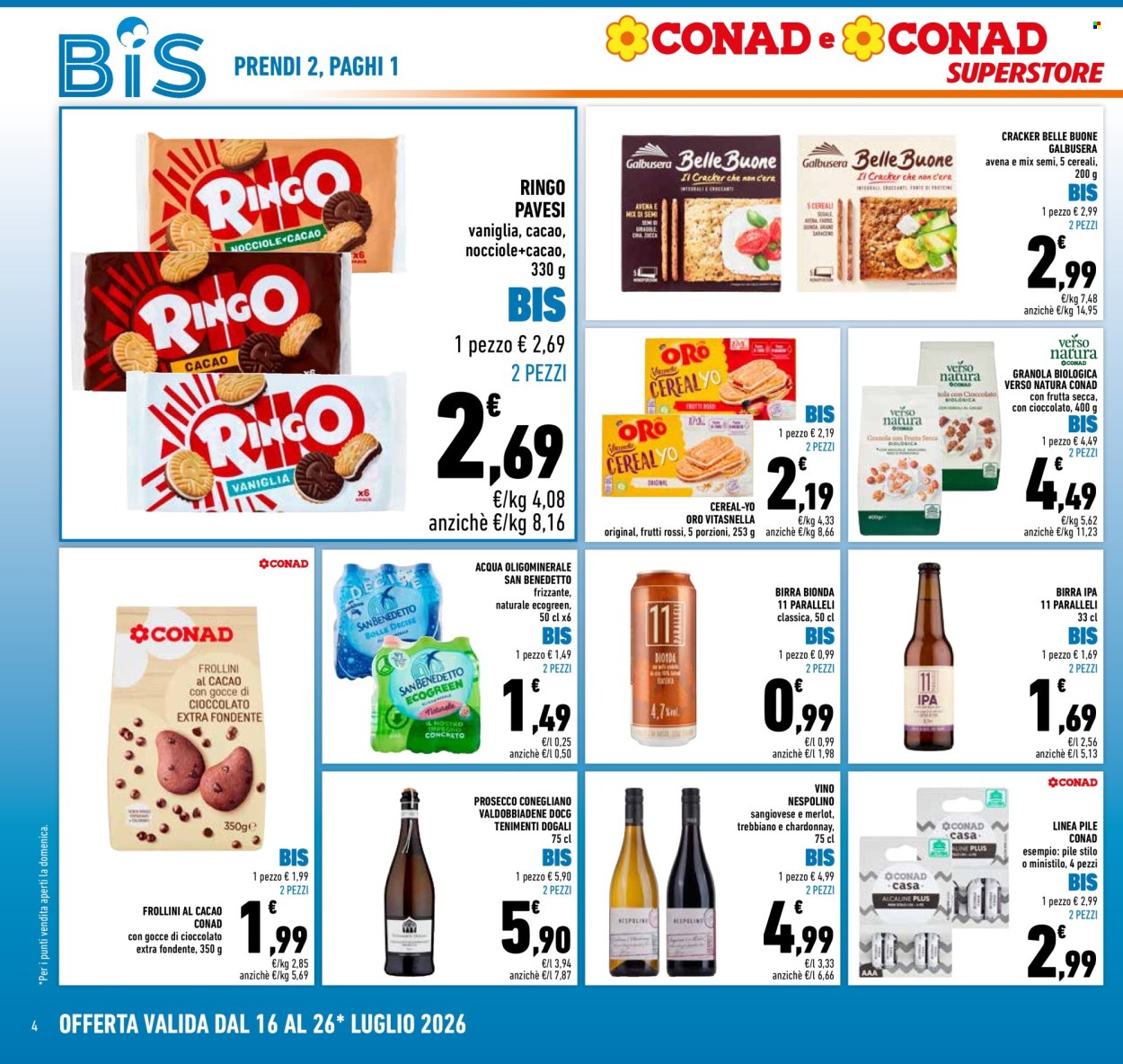 Volantino Conad Superstore - 16/7/2026 - 26/7/2026. Pagina 4