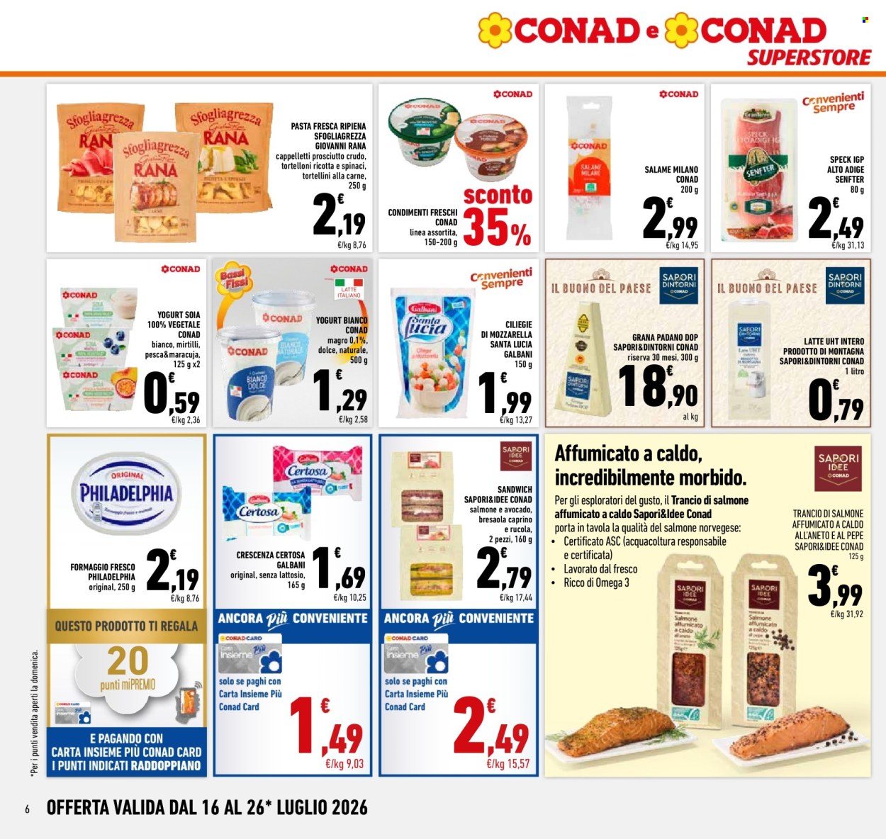 Volantino Conad Superstore - 16/7/2026 - 26/7/2026. Pagina 6