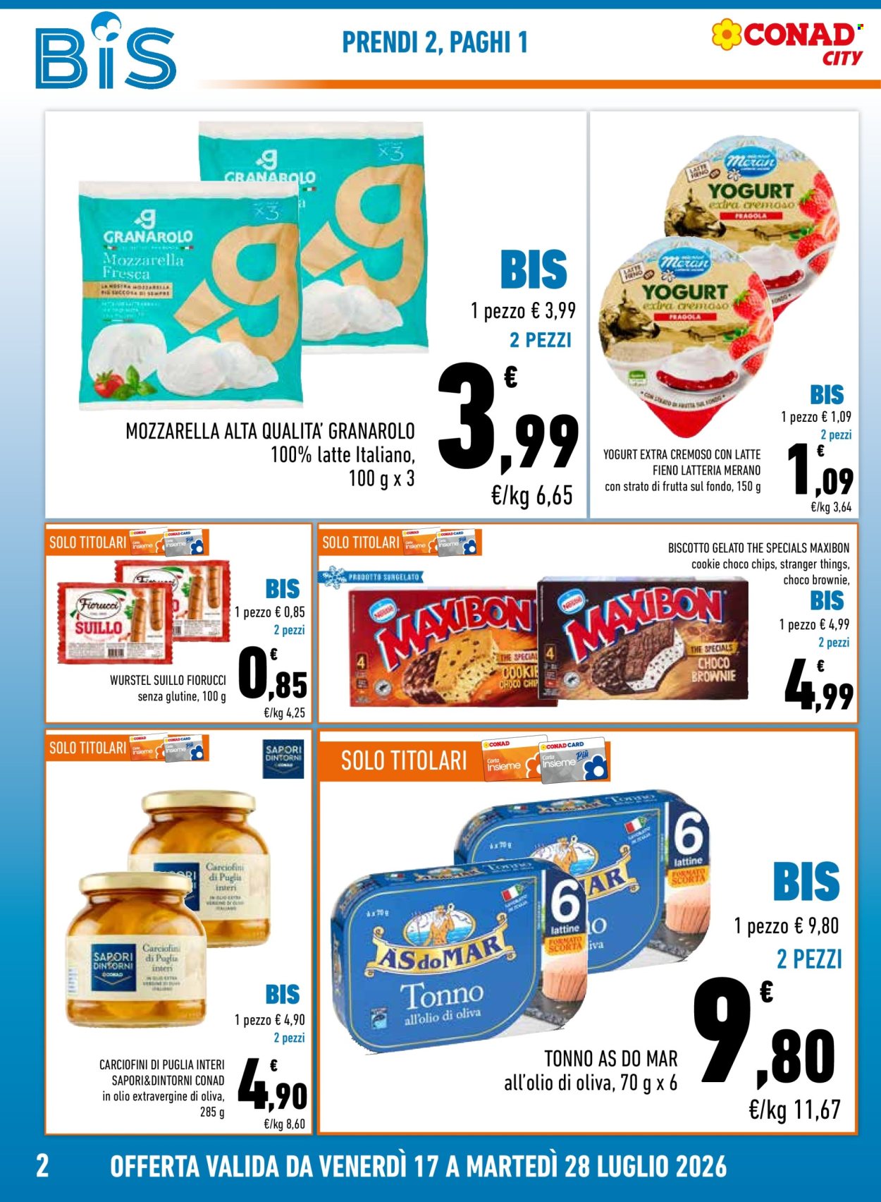 Volantino Conad City - 17/7/2026 - 28/7/2026. Pagina 2