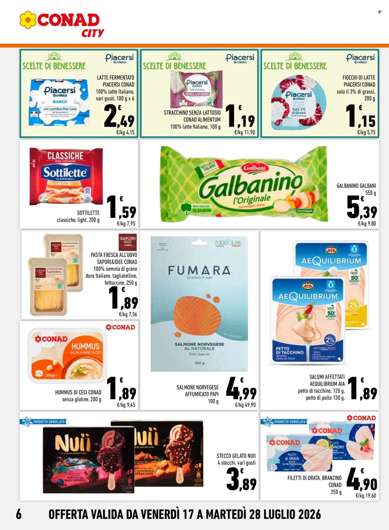 Volantino Conad City - 17/7/2026 - 28/7/2026. Pagina 6