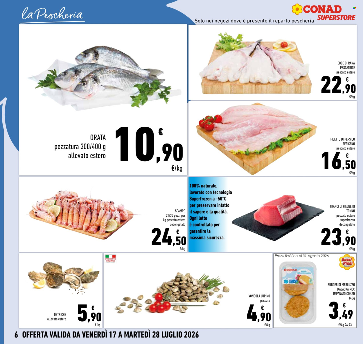 Volantino Conad Superstore - 17/7/2026 - 28/7/2026. Pagina 6