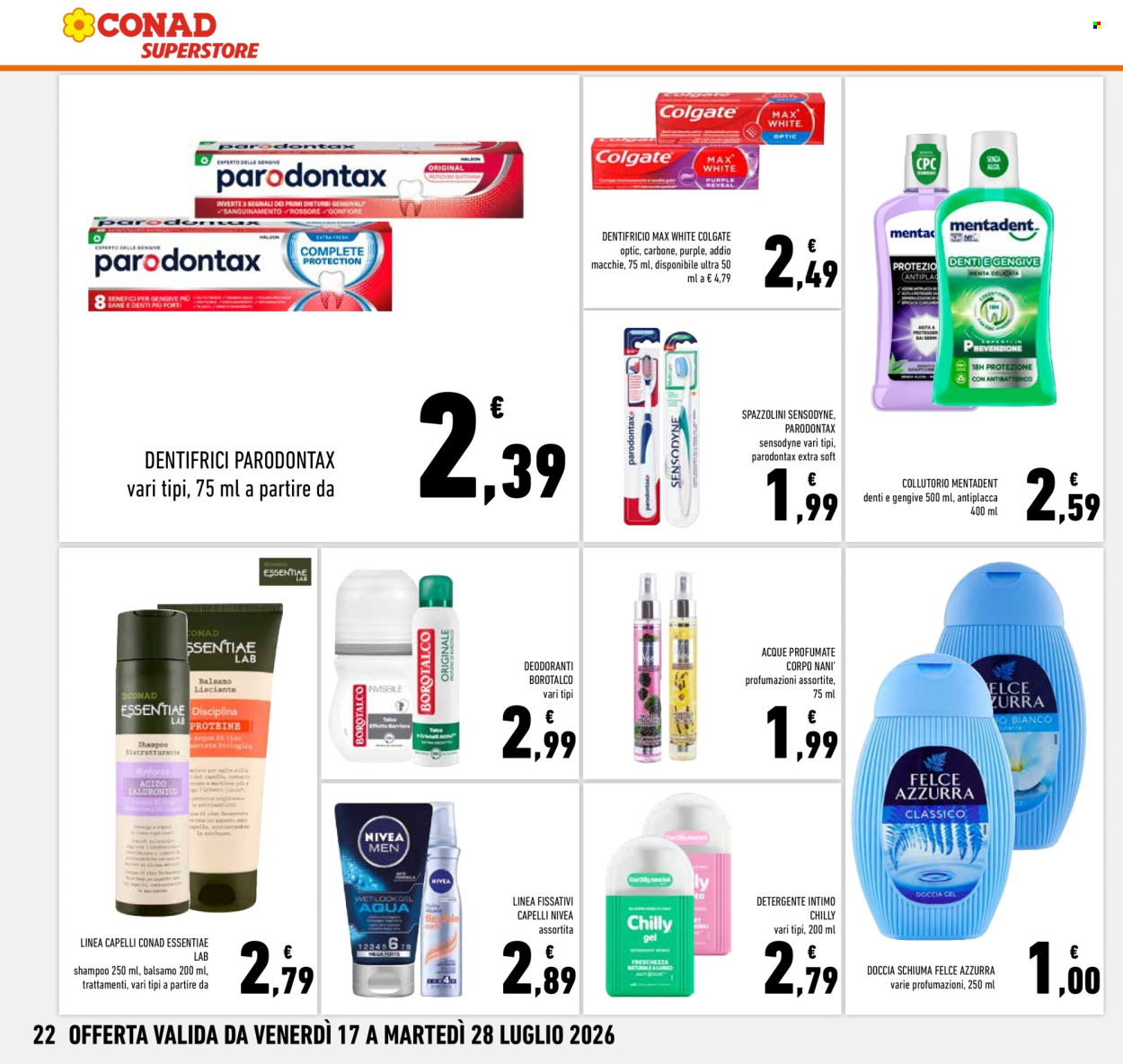Volantino Conad Superstore - 17/7/2026 - 28/7/2026. Pagina 22