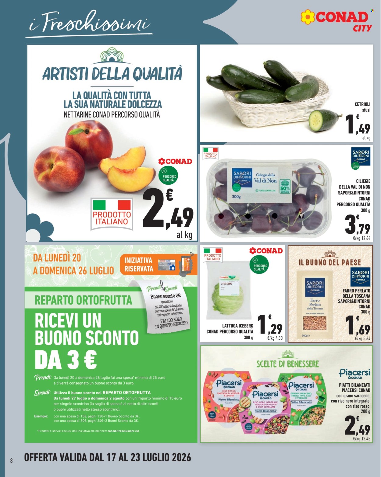 Volantino Conad City - 17/7/2026 - 23/7/2026. Pagina 8
