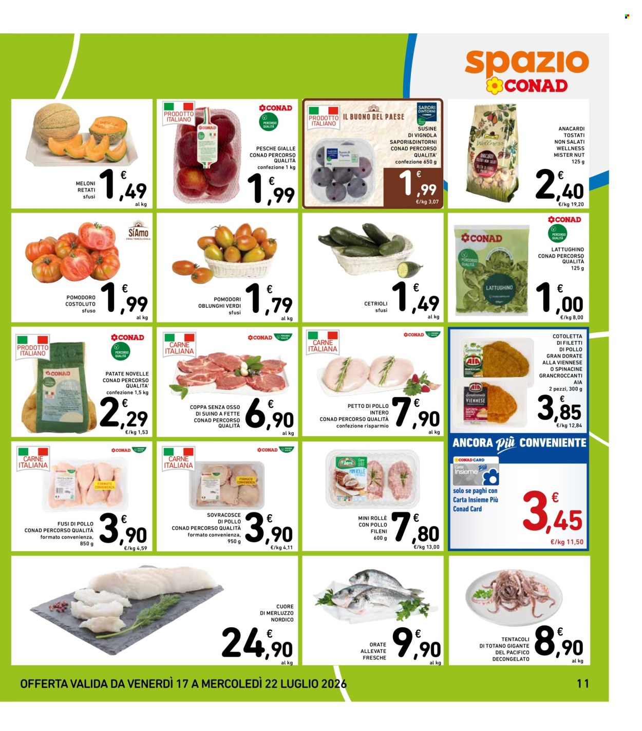 Volantino Spazio Conad - 17/7/2026 - 22/7/2026. Pagina 11