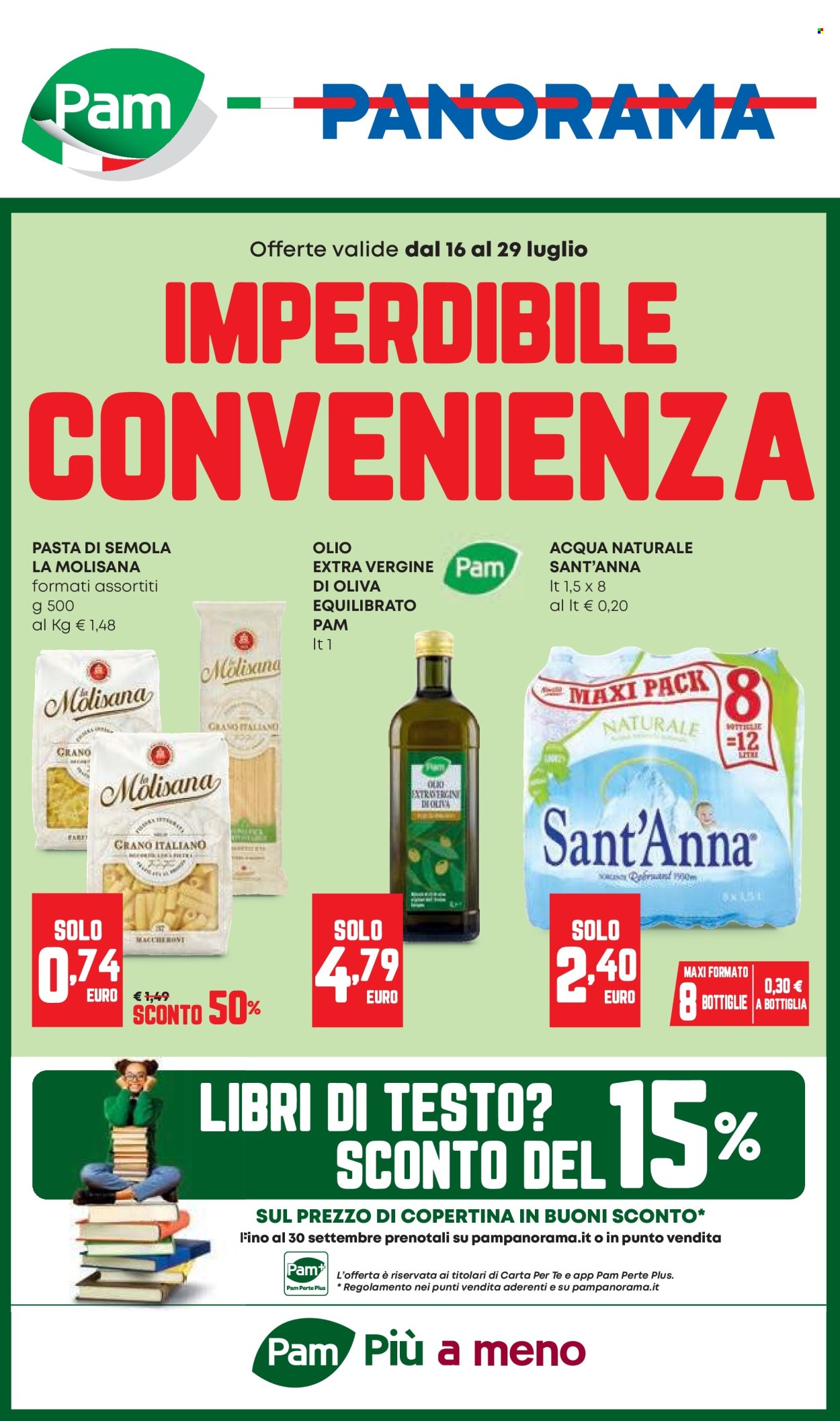 Volantino Pam Panorama - 16/7/2026 - 29/7/2026. Pagina 1