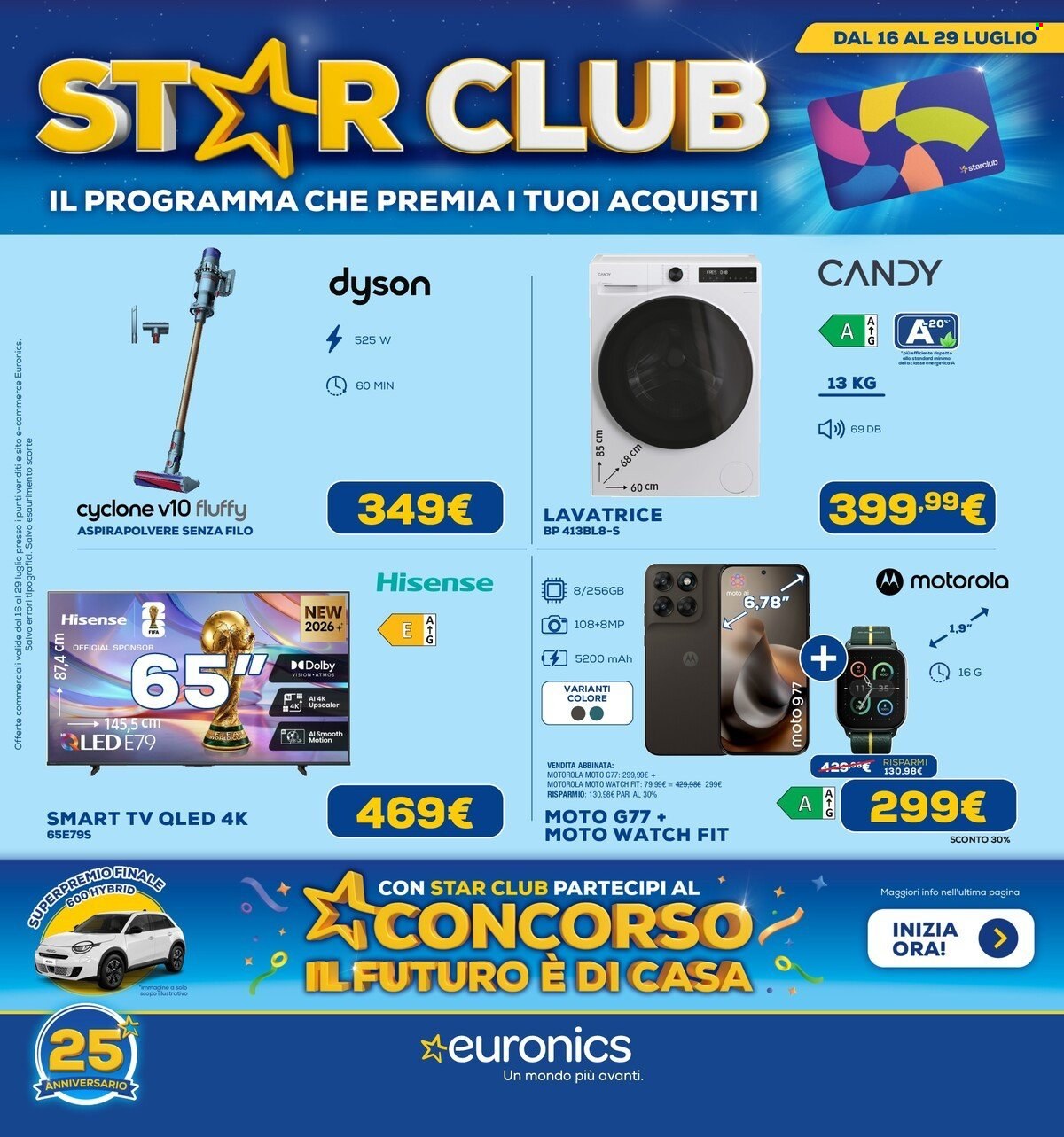Volantino Euronics - 16/7/2026 - 29/7/2026. Pagina 1