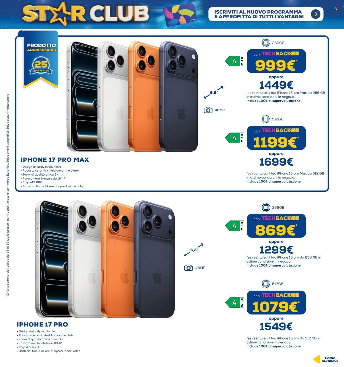Volantino Euronics - 16/7/2026 - 29/7/2026. Pagina 5